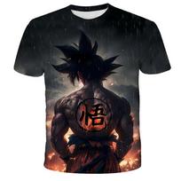 Anime Dragon Ball Son Goku 3d Print Kids T Shirt Summer Fashion Casual T-Shirt Boy Girl Unisex Children's Clothing Tshirt Tops S