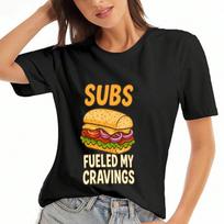 Sub Specialist  Cotton T Shirt, Premium Cotton Graphic, Durable, Casual Fashion, Featuring A Delicious Submarine Sandwich, Great For Food Lovers And S S įvairiaspalvis
