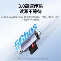 UGREEN CM185 USB-C & USB 3.0 SD/TF Card Reader