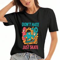 Sewing Fabric Store Lady's Cotton T Shirt, In My Defense I Was Left Unsupervised Print, Pure Cotton Premium Print, Durable, Casual Fashion T Shirt, So S įvairiaspalvis