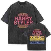 Vintažiniai skalbti Harry Styles Together Tour 2026 Marškinėliai Vyrams Moterims Hip Hop Pop Mada Trumpomis Rankovėmis Marškinėliai Y2k Streetwear S įvairiaspalvis