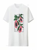 Papaya Boho T Shirt FruiT Bohemian Lovers For Her Vintage Style Vintage Washed Fashion Stylish Soft Graphic Streetwear Homme S įvairiaspalvis