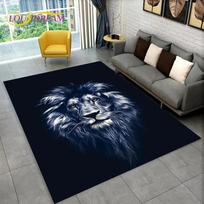3D Tigras Leopardas Gepardas Liūtas Vilkas Plotinis Kilimas, Kilimas Svetainei Miegamajam Sofai Durų Kilimėlis Virtuvės Dekorui, Vaikų Neslystantis Grindų Kilimėlis 40x60cm