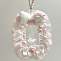 Diy Plush Lace Poker Card Holder Kpop Photocard Case Ribbon Bow Lolita Sweet Toploader Anime Itabag Ornament Id Card Display New 1
