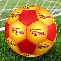 Union Berlin FC Soccer Ball, colorful, suitable for all ages, machine-stitched, PVC material, competition grade, durable and high bounce