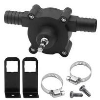 Portable Home Garden Outdoor Tool Electric Drill Pump Diesel Oil Fluid Water Pump Mini Hand Self-priming Liquid Transfer Pumps (Black,US)