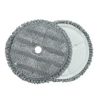 Soft Microfiber Microfiber Mop Pads Special Removal Straps 2 PACK gray