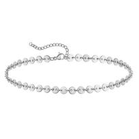 304 Stainless Steel Stylish Link Cable Chain Multilayer Layered Anklet Sandals Barefoot Beach Leg Bracelet 25cm(9 7/8 ) long