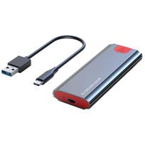 M.2 NGFF NVME SSD Enclosure External Case 10Gbps External SSD Case SSD Hard Disk Drive Case for 2230/2242/2260/2280 M2 NVMe SSD