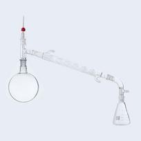 Laboratorinė visų stiklinių atmosferinės distiliacijos įranga 1000ml