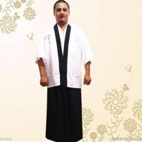 Men's Samurai Anime Kimono: Traditional Japanese Costume for Performance S for weight 48-55 kg balta