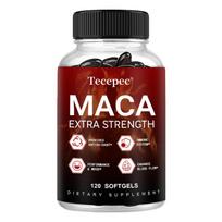 Maca Papildas, Su Imbiero Šaknimi, Juodųjų Pipirų Ekstraktu, 120 Minkštųjų Kapsulių Buteliuke 120 Capsules brown