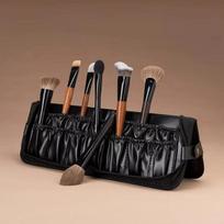 Water-resistant Cosmetic Bag 2023, Large Toiletry Organizer with Skincare Storage, Travel-Friendly Makeup Pouch Black