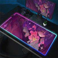 RGB Anime Desk Mat Genshin Impact Large 900x400mm Mouse Pad Carpet Computer Laptop Gaming Peripheral Accessories Durin Mousepad RGB600x300x3mm