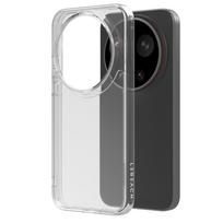 For Xiaomi 17 Ultra 5G LeReach TOC Case Crystal Clear Case Soft TPU + Acrylic Back Panel Ultra-thin 360 Back Cover Protection Xiaomi 17 Ultra gryna