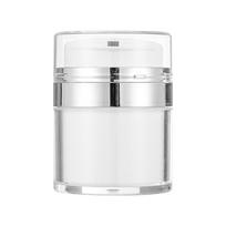 15/30/50/100ml Press-On Makeup Sub-Bottling Acrylic Vacuum Cream Bottle Lotion Face Creams Travel Refillable Empty Cosmetic Box