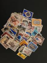 100 skirtingų tikrų antspauduotų Belgijos pašto ženklų Pašto ženklai Be pasikartojimų Belgijos paštas Kolekciniai pašto ženklai Medžiaga scrapbookingui brown