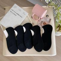 Women's Breathable Modal Loafer Socks with Non-Slip Heel Grip One Size