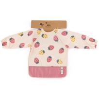 Śliniak Z Długimi Rękawkami Ben Beige Strawberries, Petite&Mars