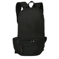 Light Weight Backpack Foldable Bag Waist Bags Camping Folding Ultralight Outdoor Sports Hiking Travel Bag Hiking Climbing Bag black