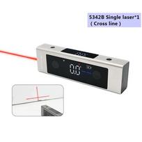 Type-C Charging Digital Inclinometer Laser Protractor Angle Measure Laser Level Ruler Laser Measurement Angle Tools