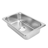 Kemperio 304 nerūdijančio plieno kriauklė virtuvės stačiakampis praustuvas kriauklė su 40 mm nuotekų išleidimu valčiai, kemperiui, jachtoms, valčiai Stainless Steel