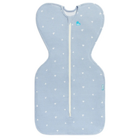 Love To Dream™ Swaddle Up™ bambukinės viskozės miegmaišis Boats Mist Blue TOG 1.0, 1 etapas, S dydis