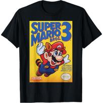 Super Mario Bros 3 Skraidantis Rako Mario Plakatas Marškinėliai S įvairiaspalvis