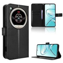 Flip Cover For ZTE nubia Focus 2 Ultra Leather Case [Flip Vintage Leather] Wallet Shockproof Durable Retro Phone Case for ZTE nubia Focus 2 Ultra juoda