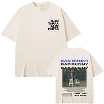 Garsus reperis Bad Bunny Marškinėliai DeBi TiRAR MaS FOToS DTMF Grafiniai Marškinėliai Vyriški Marškinėliai Vyriška Mada Hip Hop Retro Marškinėliai#Spalva(3) S juoda