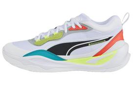PUMA Playmaker Pro 'White Fiery Coral Lime' 377572-02 45