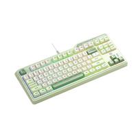 HP laidinė žaidimų klaviatūra su pašvietimu, E-sporto periferinė žaidimų klaviatūra su 87 klavišais, klaviatūra su pašvietimu, žalia žalia