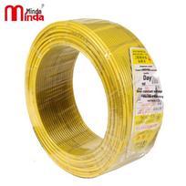 Minda BV 4sq mm Single Core Solid Copper Electrical Wire geltona