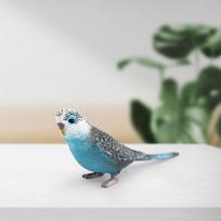 Ornamental Bird Statue Desktop Decoration Crafts Animal Bird Figurine mėlyna