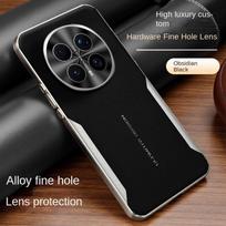 For Honor Magic 8 8 Pro  Electroplating Plain Leather Color-blocked Soft Edge All-Inclusive Shockproof Phone Case For Magic 8 Pro juoda