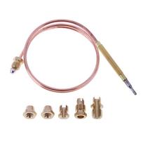 1/2/3set Universal 60cm Gas Thermocouple Valve with 5 Fixed Parts Gas Valve Induction Line for Oven Cooker Hot Water Boiler