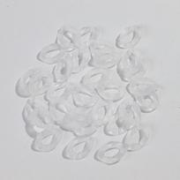 10pcs Matte Clear Acrylic 20x30mm Square Link Chain Connector Beads for Bracelet Necklace Making DIY Jewelry Accessories balta