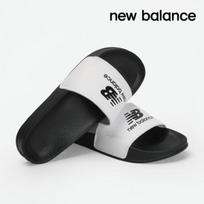 New Balance Šlepetės 50 Slide Baltos Juodos Suf050w2 SUF050W2/250mm(US7)