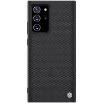 Nillkin dėklas Samsung Galaxy Note 20 Ultra 5G, 3D tekstūros nailono ir PC, plonas galinis dangtelis, minkštų briaunų apsauga Galaxy Note20 Ultra 5G juoda