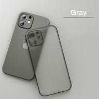 Ultra Thin PP Case For iPhone 11 12 13 14 15 16 17 Pro max mini Xs Max X Xr iphone SE 2020 7 8 Plus 16e 17e Transparent  Cover iPhone XS pilka spalva
