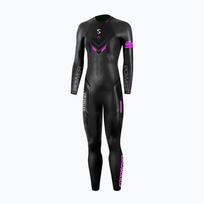 Moteriškas triatlono hidrokostiumas Synergy Endorphin Full Sleeve 5/3 mm black/pink