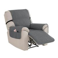 Anti-slip Recliner Sofa Cover Solid Color Water Repellent Armchair Couch Slipcover Lazy Boy Relax Sofa Coushion Living Room Home brown