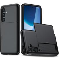 Piniginės tipo dėklas telefonui Samsung Galaxy S23 S21 FE S24 S22 Plus Note 20 Ultra A55 su kortelių laikikliu, apsauginis apvalkalas Samsung S22