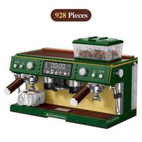 Retro Coffee Machine Building Blocks Puzzle Toy for Kids Adults Christmas Gift Home Decoration Desktop Creative DIY