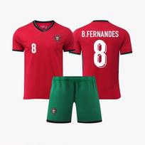 24/25 Portugalijos namų marškinėliai Nr.8 Bruno Fernandes 16 red