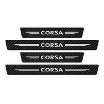 Car Door Threshold Mat Scuff Plate Door Sill Protector Sticker For Opel CORSA C D B E F Auto Door Entry Pedal Guards Accessories