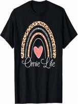 Omie Life Boho Rainbow Funny Grandma T-Shirt S įvairiaspalvis