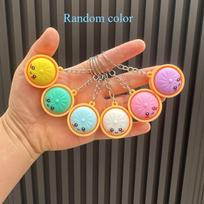 High-Standard 6/12/18/24Pcs Superior-Grade Dumpling High-Standard Keychains First-Class Cute First-Class Baozi Top-Grade W/Steamer Top-Grade 6pcs