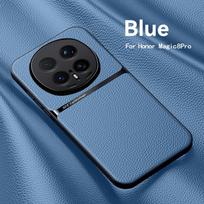 For Honor Magic 8 8 Pro odos tekstūros, įmontuota magnetinė TPU minkšta apsauga nuo kritimo, nuo pirštų atspaudų telefono dėklas For Magic 8 Pro šviesiai mėlyna spalva