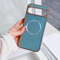 For Google Pixel 9A 9 9 Pro XL 8 8 Pro Glitter Plain Leather Magnetic Ring Anti-Drop Anti Fingerprint Anti-Scratch Phone Case For Pixel 9 Pro XL